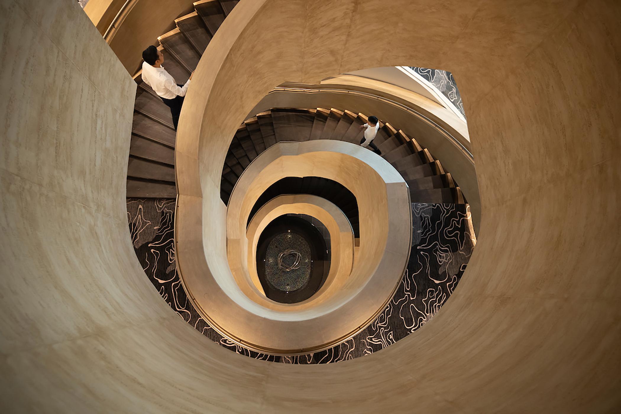 Dusit Thani Laguna Сингапур Екстериор снимка Spiral staircase