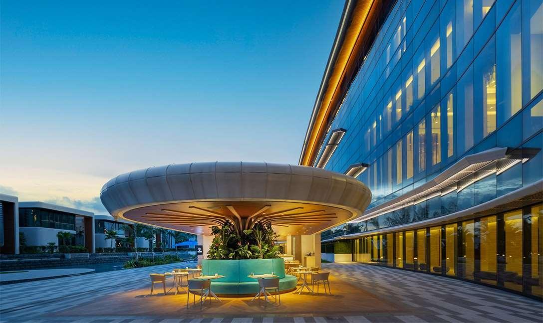 Dusit Thani Laguna Сингапур Екстериор снимка The "Mushroom"